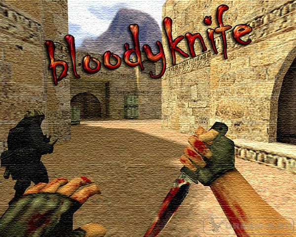 Bloodyknife.amxx — плагин кровавый нож из CS 1.5