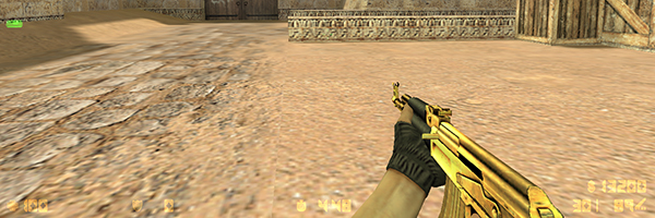 АК47 Gold Rusty -АК-47 золотой ржавый