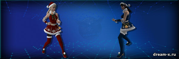 Модель игрока «Снегурка» (Женская Новогодняя) для CS 1.6