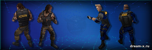 Модель игрока Админ (ADMIN) с 3D надписью для CS 1.6 Модель игрока Админ (ADMIN) с 3D надписью для CS 1.6