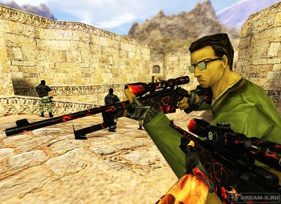 LAVA скин кс 1.6 - AWP